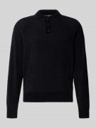Gebreide pullover met polokraag