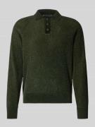 Gebreide pullover met polokraag