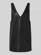 Mini-jurk in leerlook, model 'HEIDI'