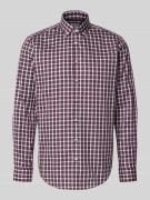 Regular fit zakelijk overhemd van katoen