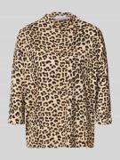 Shirt met lange mouwen en opstaande kraag