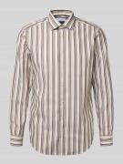 Regular fit zakelijk overhemd van katoen met kentkraag