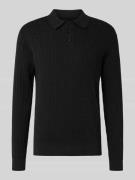 Gebreide pullover met polokraag