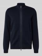 Gebreid jack met ritssluiting