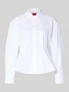 Getailleerde overhemdblouse van puur katoen, model 'EMPEROR'