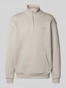 Sweatshirt met labelprint