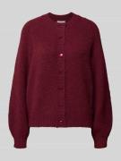 Loose fit gebreid jack met wol, model 'Luisa'