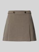 Uitlopende minirok van viscosemix, model 'PUNTO'