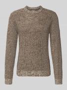 Gebreide pullover met ribboorden, model 'LIAM'