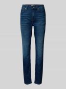 Slim fit jeans van katoenmix
