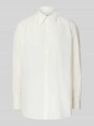 Relaxed fit blouse met kentkraag, model 'Belegant'