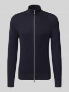 Gebreid jack met ritssluiting