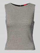 Getailleerde top van een mix van katoen en viscose, model 'DAROSETTA'