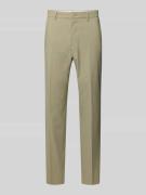 Slim fit pantalon met viscose
