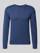 Regular fit gebreide pullover van zuiver katoen