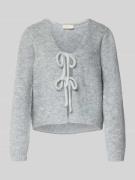 Loose fit gebreid jack met wol, model 'GRSLULU'