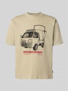 T-shirt met motiefprint, model 'Baine'