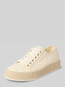 Sneakers met vetersluiting