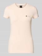 T-shirt met labelprint