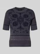 Gebreid shirt van scheerwolmix met kasjmier