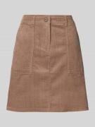 Minirok met steekzakken, model 'Reah'