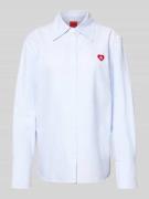 Oversized overhemdblouse van puur katoen, model 'ERSELIA'