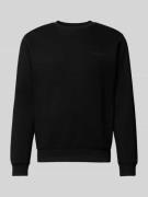 Sweatshirt met labelprint