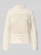 Gebreide pullover van viscosemix met pailletten