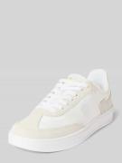 Lage sneakers met applicaties van echt leer, model 'HERITAGE'