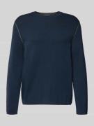 Regular fit gebreide pullover van katoenmix