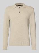 Regular fit gebreide pullover van wolmix