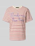 T-shirt met labelstitching, model 'OLGA'