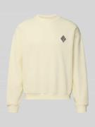 Loose fit sweatshirt van katoenmix