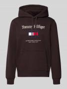 Regular fit hoodie van katoenmix
