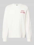 Regular fit shirt met lange mouwen en logostitching, model 'Engineer'