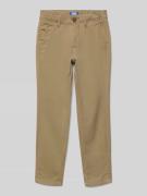 Slim fit chino met stretch, model 'Marco'