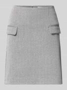 Minirok met klepzakken, model 'KATE JACQUARD'