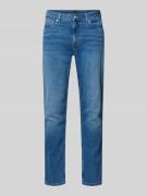 Straight leg jeans van katoenmix, model 'DENTON'