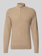 Regular fit schipperstrui van biologisch katoen, model 'ROSS'