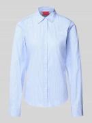 Getailleerde overhemdblouse van katoenmix, model 'THE ESSENTIAL SHIRT'