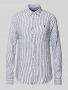 Overhemdblouse van zuiver linnen