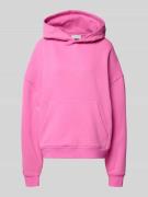 Hoodie met motiefprint aan de achterkant, model 'Nostalgia Heart'