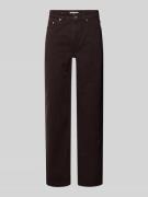 Straight leg jeans van puur katoen