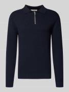 Regular fit gebreide pullover van biologisch katoen, model 'DANE'