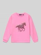 Sweatshirt met motiefprint