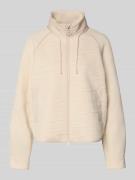 Sweatjack met opstaande kraag