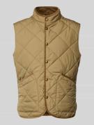 Gilet met opstaande kraag