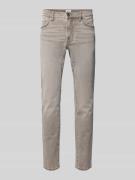 Slim fit jeans met 5-pocketmodel, model 'Chuck'