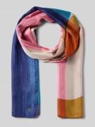 Zijden sjaal in all-over look