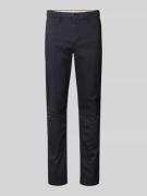 Slim fit chino van katoenmix, model 'BLEECKER'